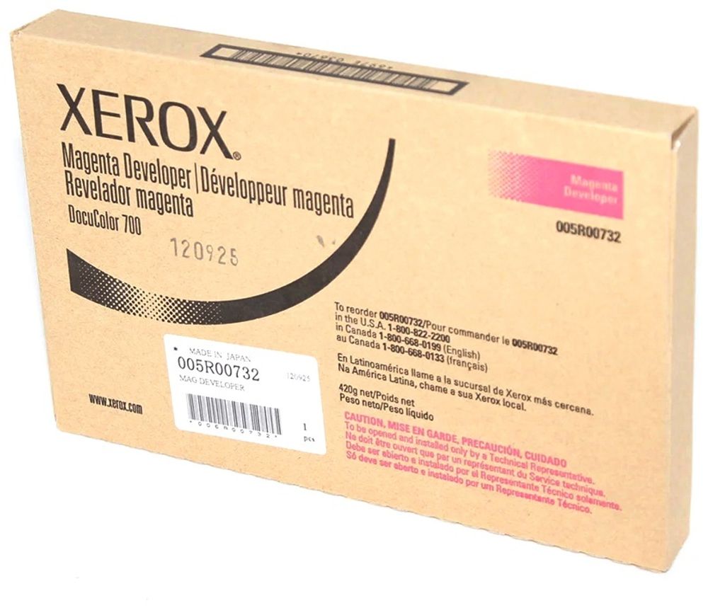 ПРОЯВИТЕЛЬ XEROX 505S00032 / 005R00732 (МАЛИНОВЫЙ) ДЛЯ XEROX 550/560/700/700I/770 PRO C75/J75 1 500 000 СТРАНИЦ (А4)