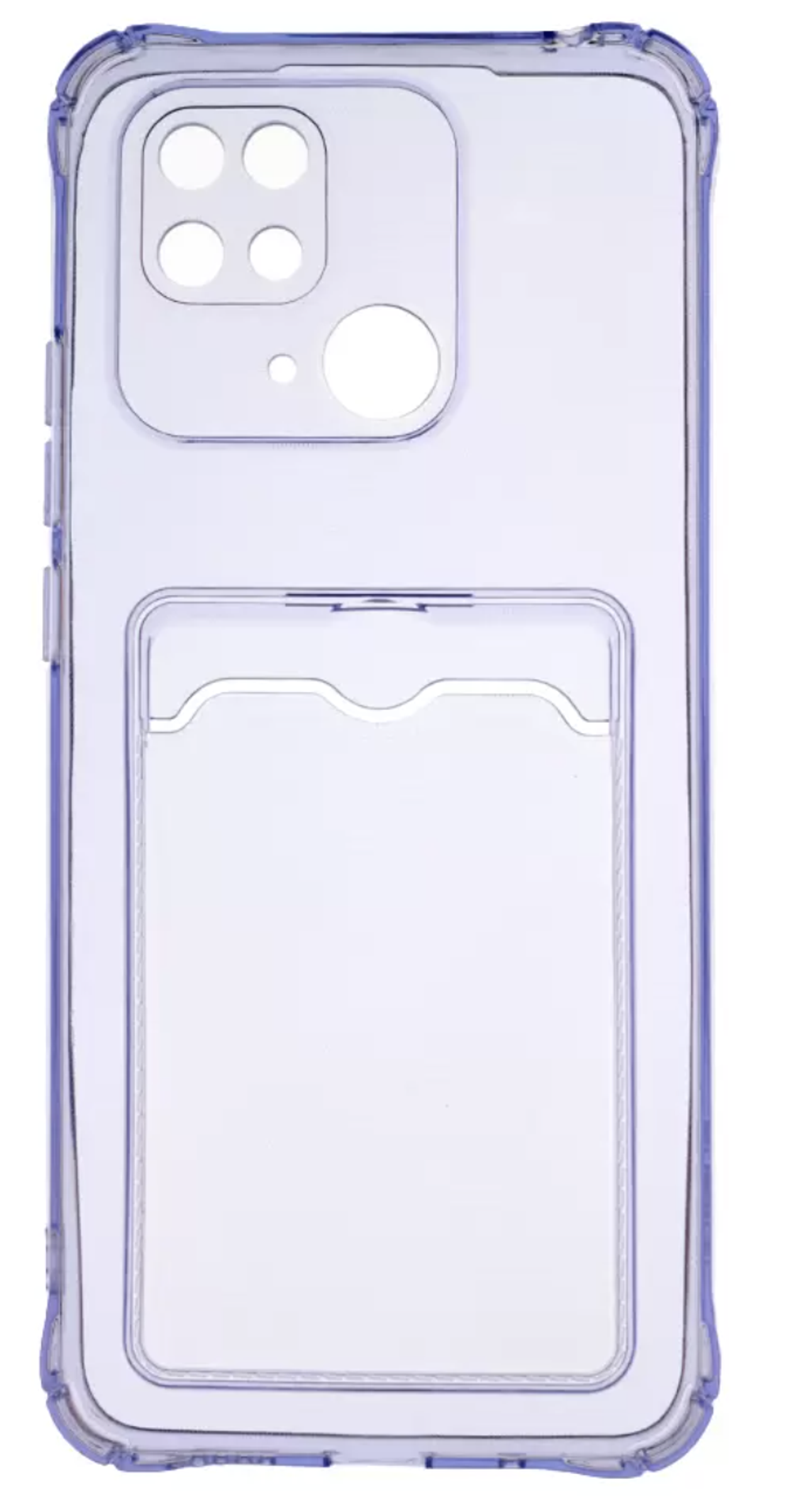 Накладка Xiaomi 10 Card Holder с выталкивателем карты Zibelino сиреневый