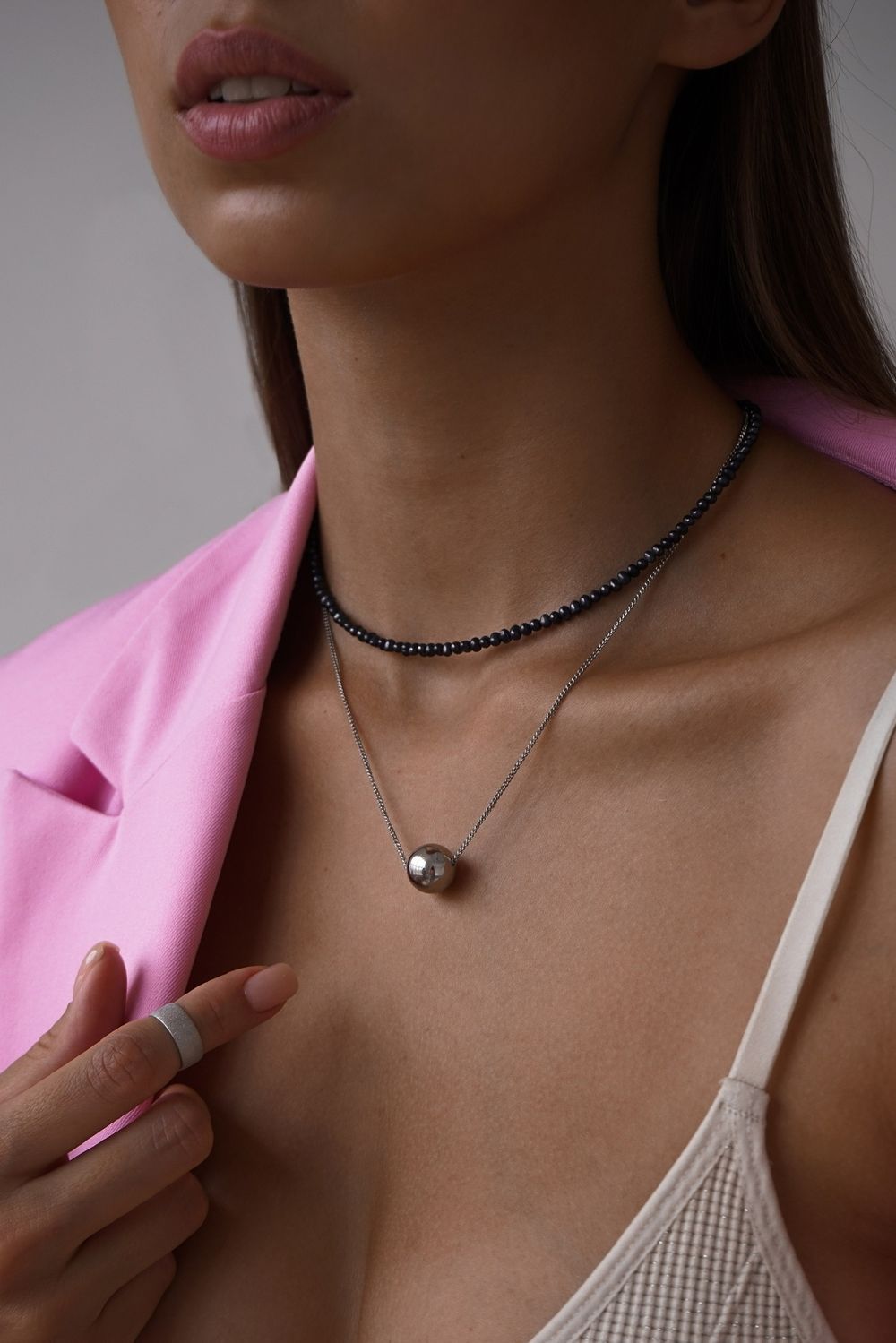 Колье шар Bubble