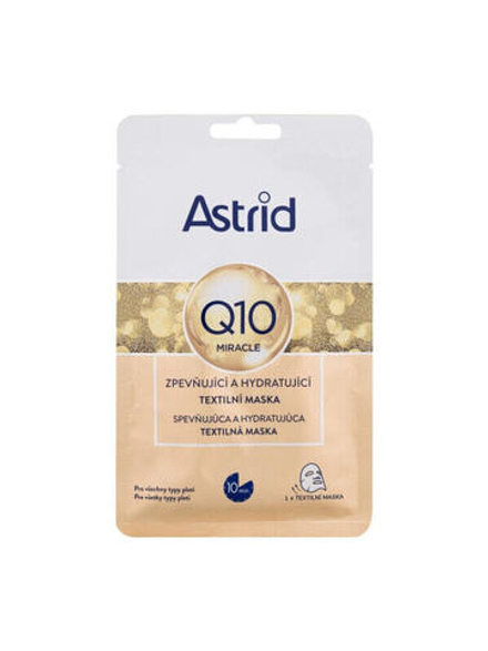 Astrid Q10 Miracle Firming and Hydrating Sheet Mask 1 St. gesichtsmaske für Frauen