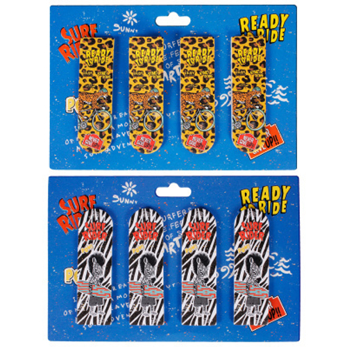 Флажки-закладки фигурные "SWAG", самоклеящиеся, 70*20мм, 20л*4 И