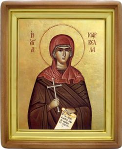 Маркелла Хиосская святая мученица. Икона на холсте.