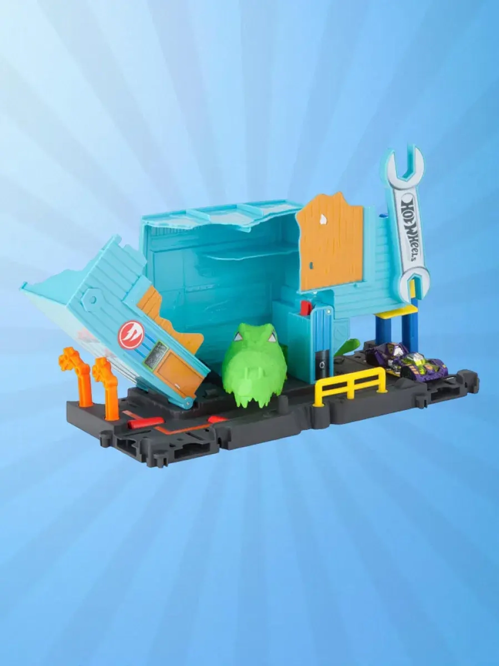 Набор Хот Вилс Атака аллигатора в гараже FNB06