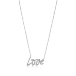 Подвеска из белого золота и бриллиантов💎 Tiffany, Love graffiti  .В наличии