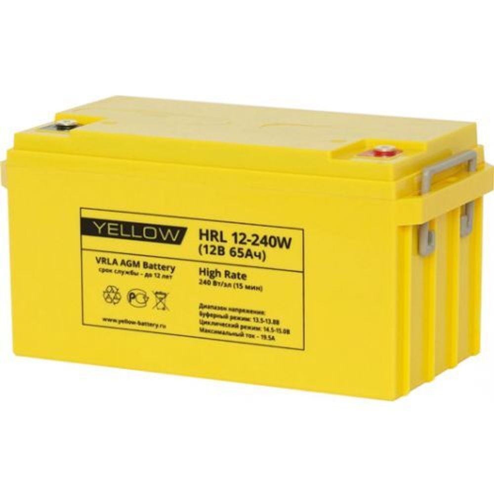 Аккумулятор YELLOW HRL 12-240W