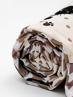 Комплект в коляску двухсторонний Коты