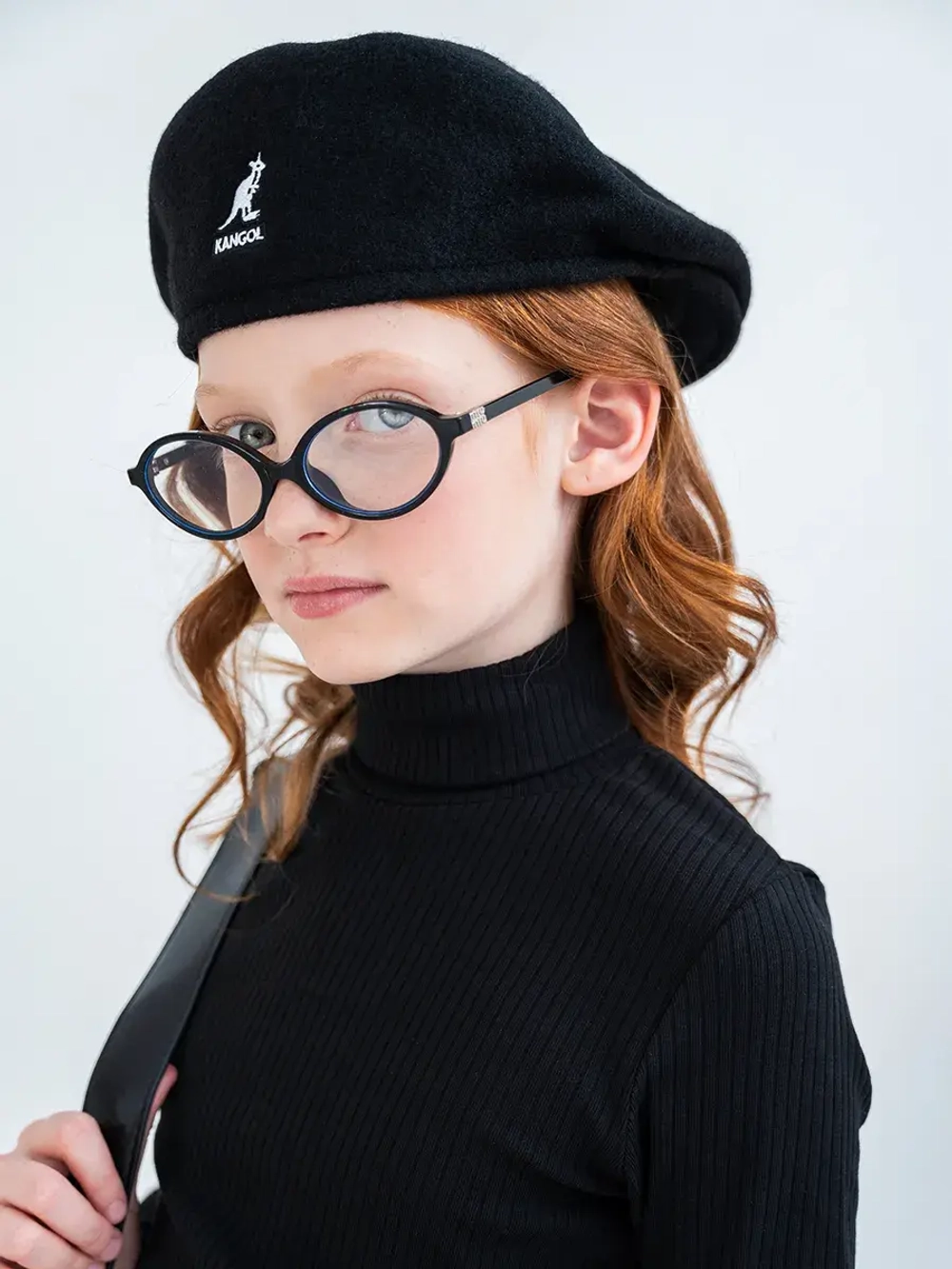 Школьная водолазка для девочки на осень в рубчик