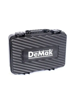 Шуруповерт дрель аккумуляторный бесщеточный ударный DeMak 21В, в кейсе, 2 АКБ 4 а/ч, многофункциональный 120 H/M для сверления, долбления, закручивания, шуруповерт для ледобура, ледоруб ДеМак