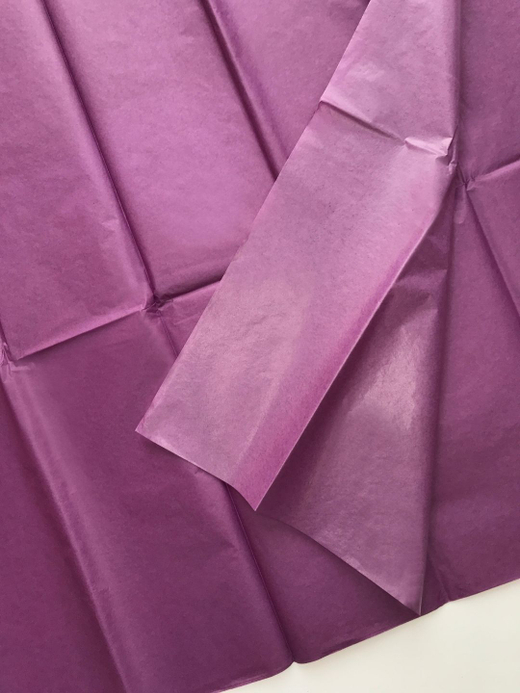 Бумага тишью 50 х 66 см (10 листов), темно-фиолетовая