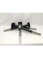 Ножки мебельные опоры Черные серебряный браслет 400мм/4шт