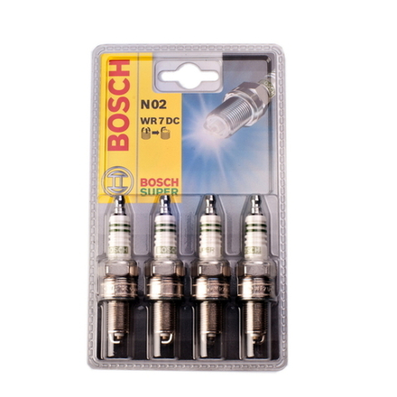 Свечи зажигания комплект BOSCH WR7DC ВАЗ 2108-2110 карбюратор