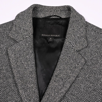 Легкое твидовое пальто Banana Republic из итальянской шерсти, S