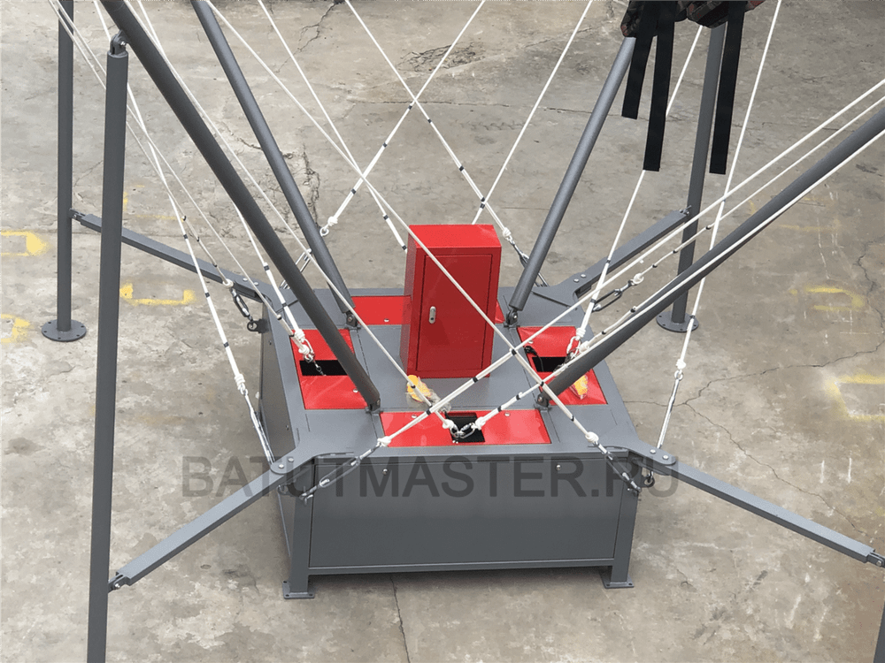 Батут-банджи «Полёт 5», 4-местный, 9×9×6 м