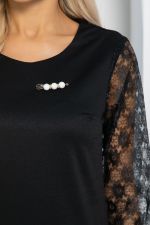 Платье Фурия (черное) П11654 LT Collection