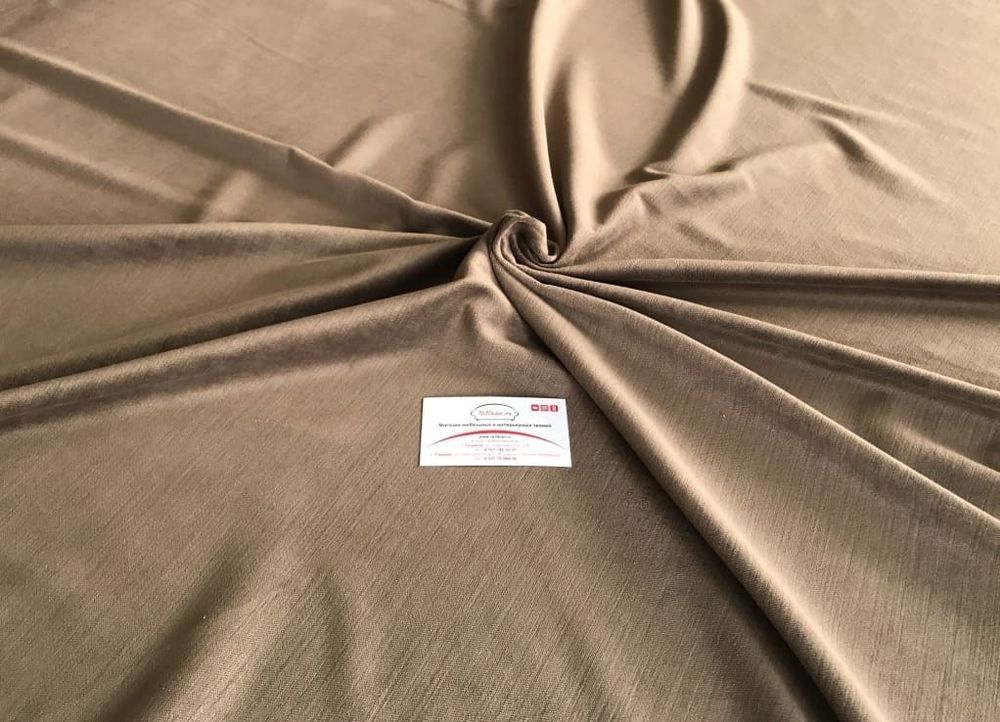 Велюр Эффект коричневый