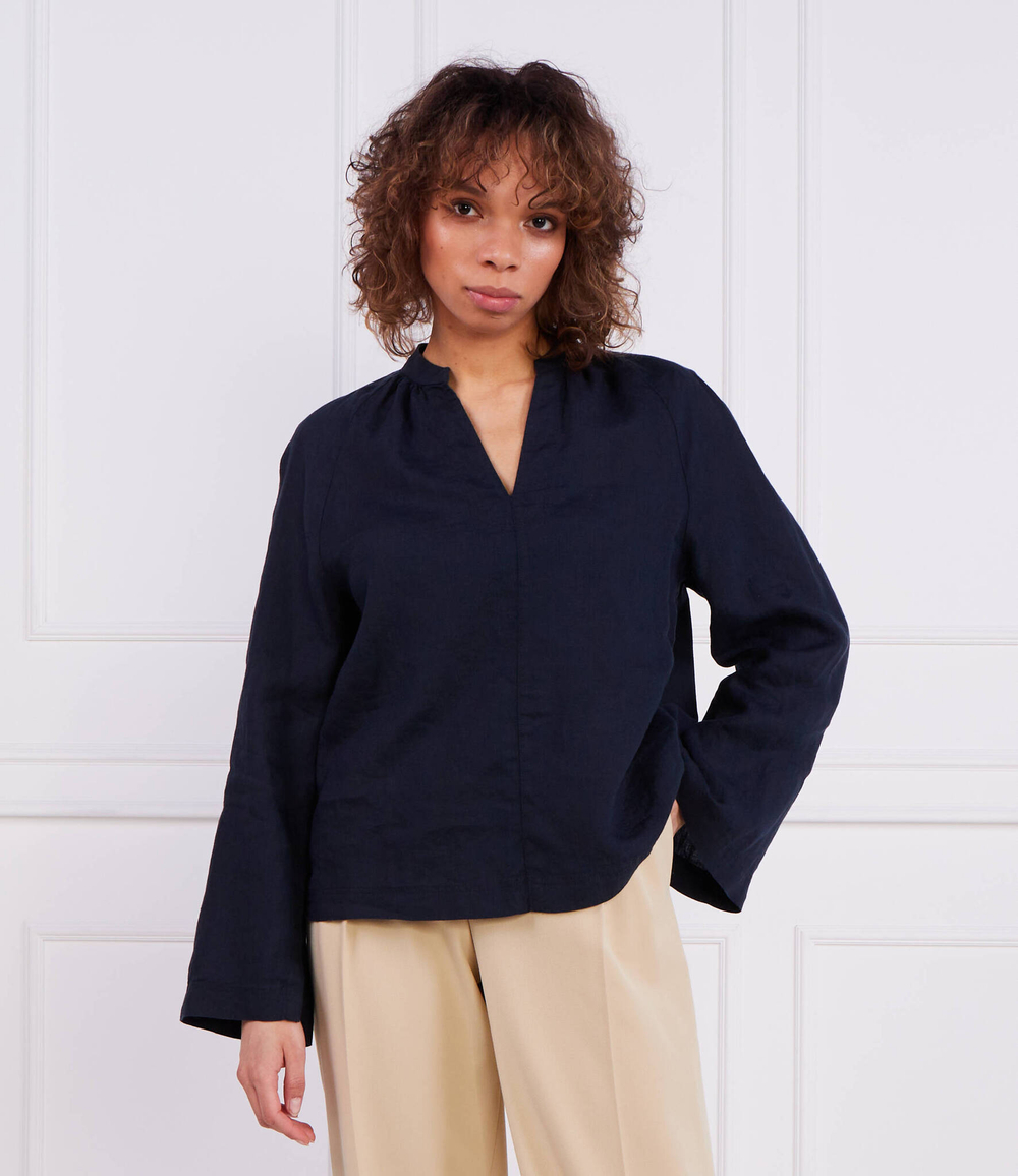 Льняная блузка Marc O' Polo - темно-синий(303 1305 42081)