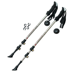 Палки для скандинавской ходьбы резиновая рукаятка до 1,35 м