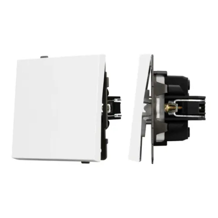 Механизм выключателя одноклавишный проходной SWT-TENDO-MKP1-PL-WH (230V, 10A) (Arlight, -) 054148