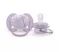 Əmzik\ ultrasoft soother, 0-6m, girl, 1-pack