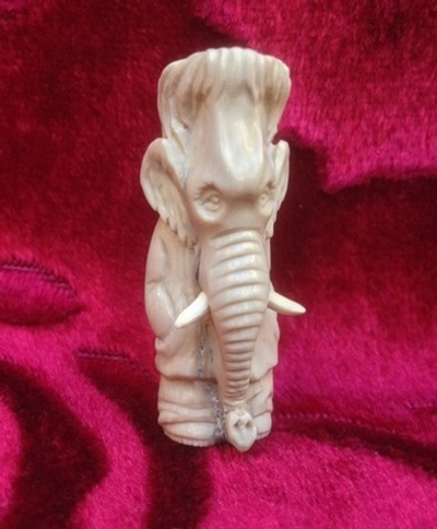 "Мамонт-полярник", сибирские нэцке, миниатюра мамонт