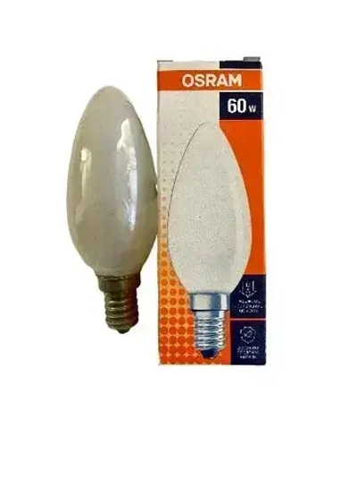 Osram Лампочка E14 свечка FR classic 60w 230v 660lm (5 штуки в упаковке)