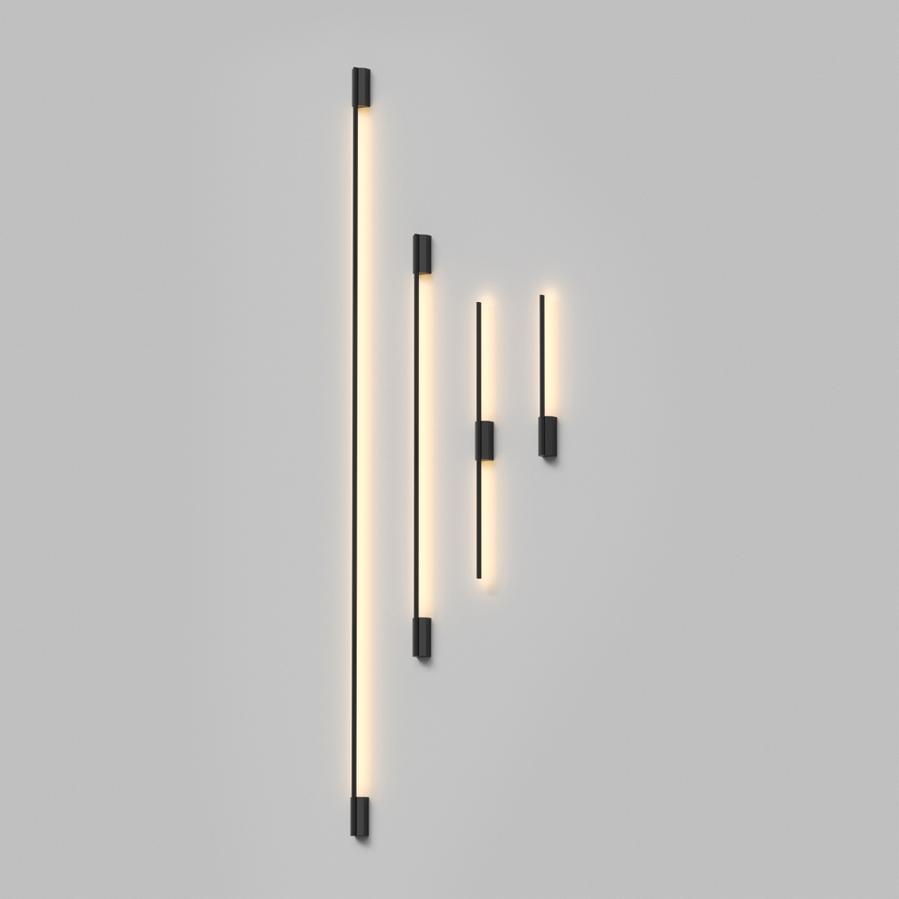 Светильник настенный TRIXRAY, 6.5Вт, 780?мм, 3000К, алюминий, черный