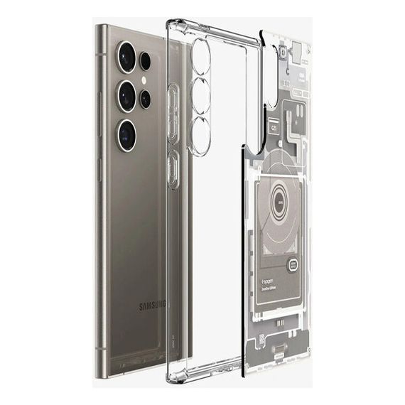 Чехол Spigen Ultra Hybrid Zero One для Galaxy S24 Ultra (ACS07653) серый