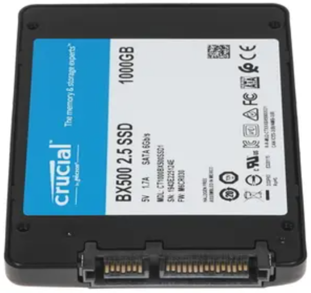 Накопитель SSD 2.5'' Crucial CT1000BX500SSD1 1000 ГБ