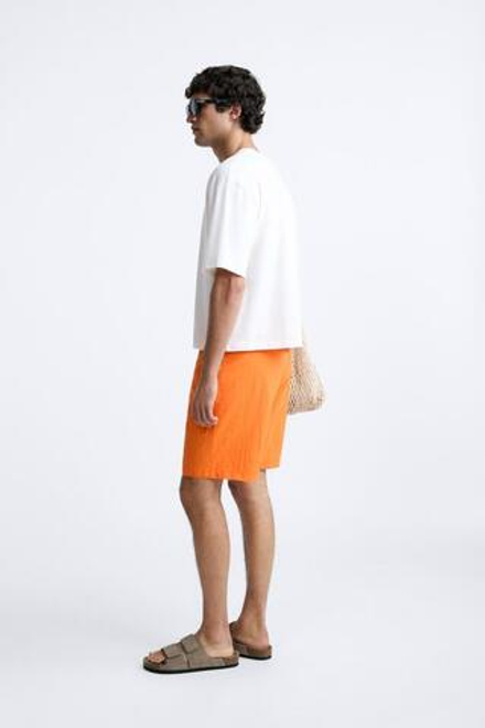 ZARA ДЛИННЫЕ ПЛАВКИ, ОРАНЖЕВЫЙ