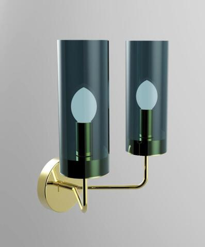 бра Glass Tube 2 Wall