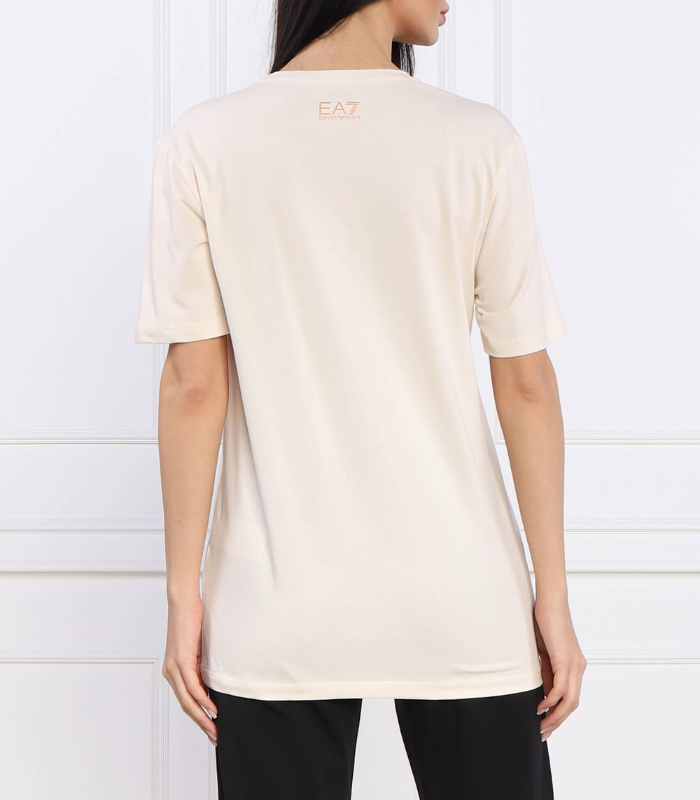 футболка EA7 - бежевый(3RTT13 TJFKZ)