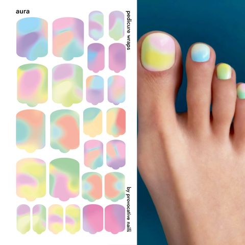 ПЛЕНКИ NAIL WRAPS AURA PED