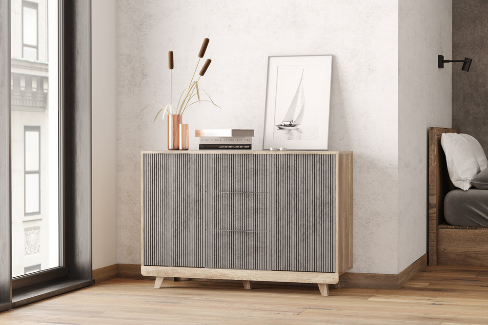 Комод Мегаполис КМ-15, дуб каньон/М25