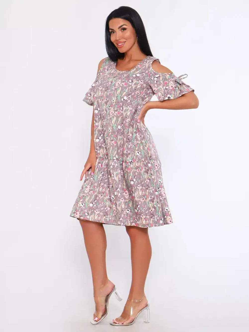 Платье свободное большие размеры