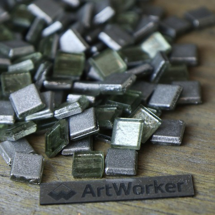 FLORY10 NJ08 Стеклянная мозаика 10х10 мм, 0,5 кг