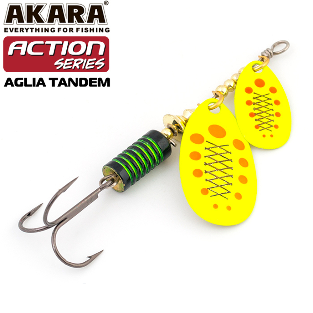 Блесна вращающаяся Akara Action Series Aglia Tandem 1/3 8 гр. 2/7 oz. A 9
