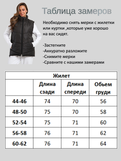 Жилет Шоколад утепленный мужской /женский синтепон
