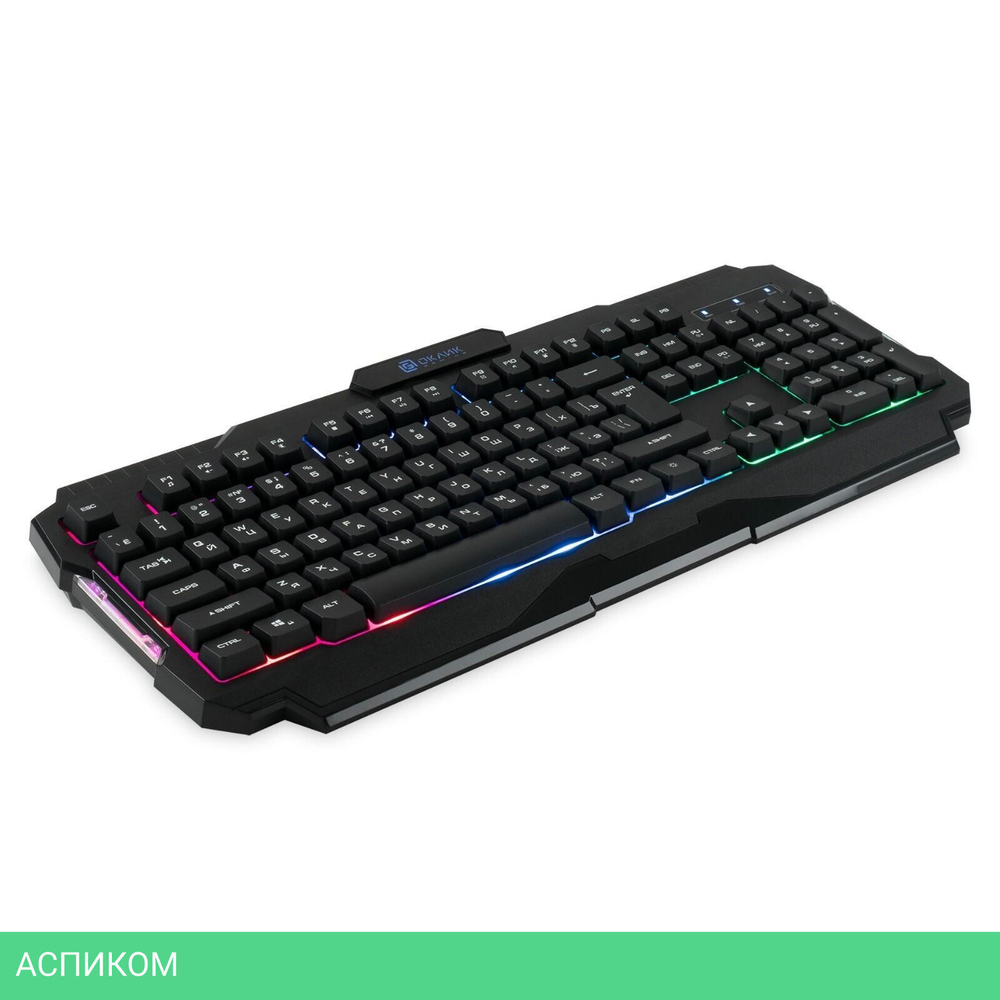 Клавиатура Oklick 757G HW2 черный (1790295)