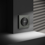 Терморегулятор электронный VOLTUM S70 с индикацией и датчиком, для теплого пола, (титан)