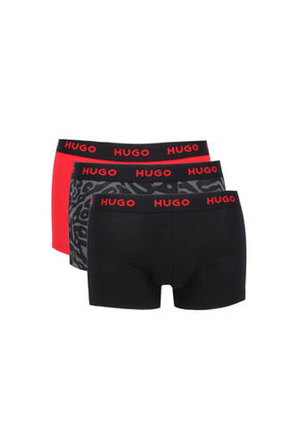 Трусики-боксеры 3шт. Hugo Bodywear - красный(50517894)