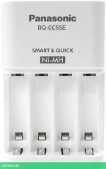 Зарядное устройство для аккумуляторов Panasonic Eneloop BQ-CC55 Smart&Quick (BQ-CC55E)