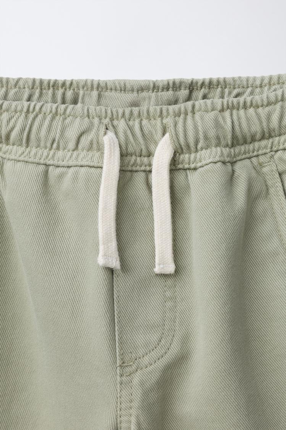 ZARA БРЮКИ BALLOON С ДЕКОРАТИВНЫМИ ШВАМИ, ЗЕЛЕНЫЙ