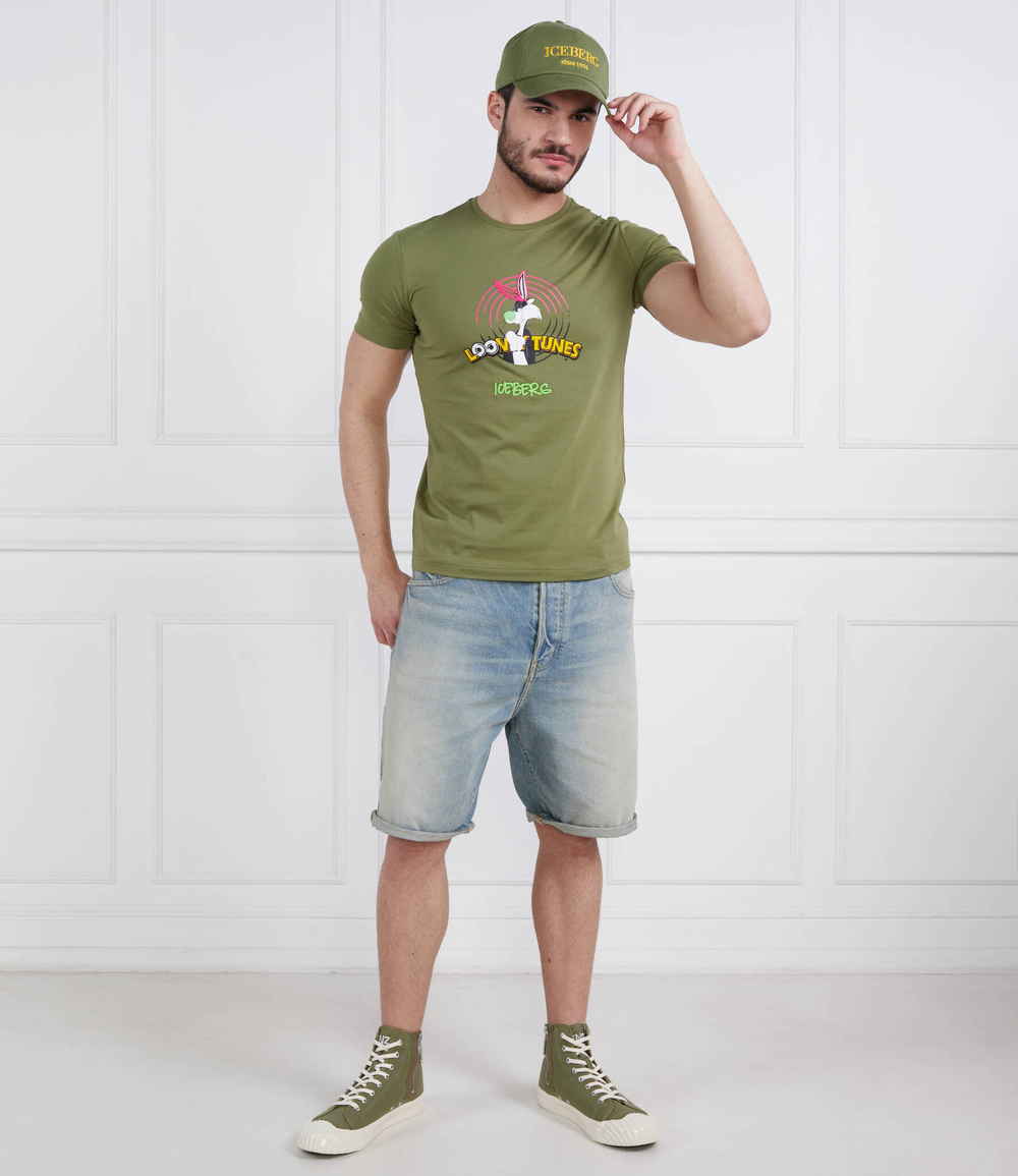 Футболка Iceberg - хаки(232 I1P F01B 6301)