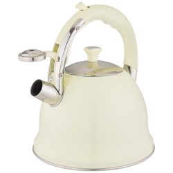 ЧАЙНИК AGNESS СО СВИСТКОМ 3,0 Л НЖС, ТЕРМОАККУМУЛИРУЮЩЕЕ ДНО, ИНДУКЦИЯ (КОР=12ШТ)