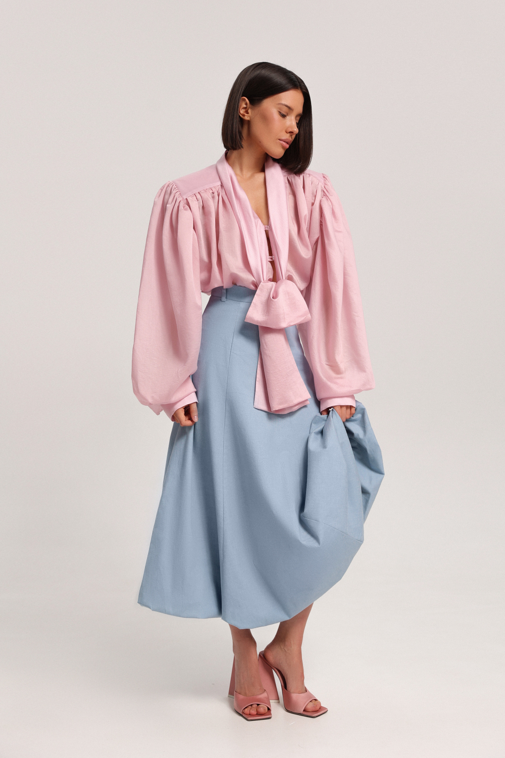 Блуза с бантом