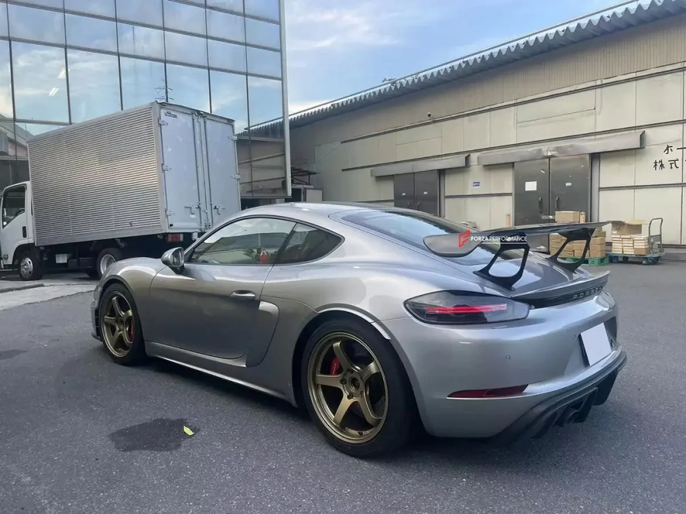 Карбоновый спойлер в стиле GT4 для Porsche 718 982 2016+ Порше
