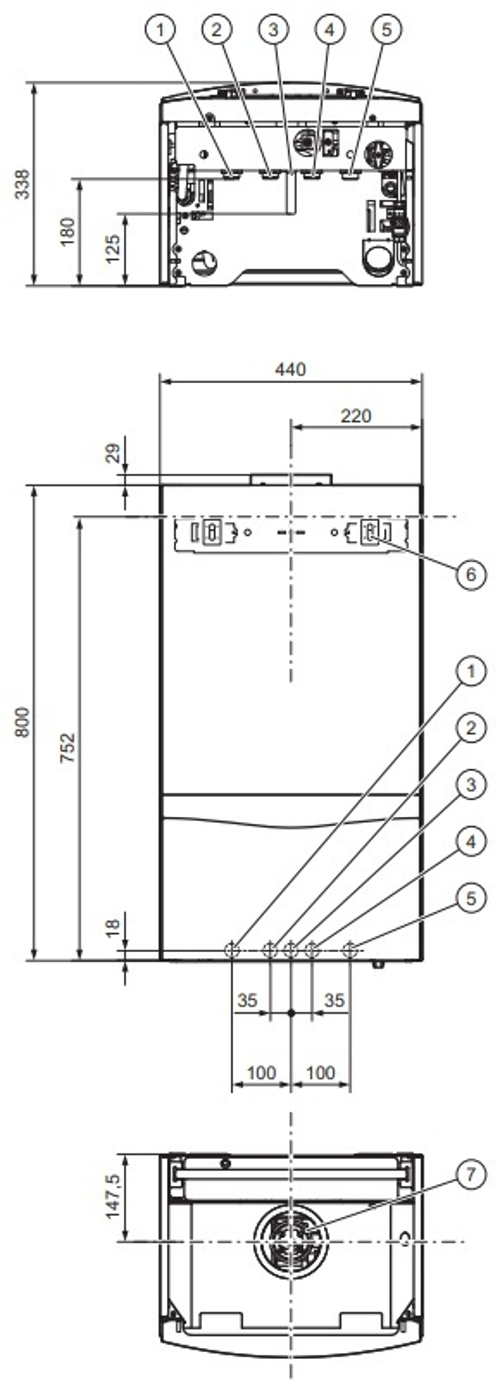 Котел газовый настенный Vaillant turboTEC plus VUW 202/5-5 (H-RU/VE), 20 кВт двухконтурный, турбированный