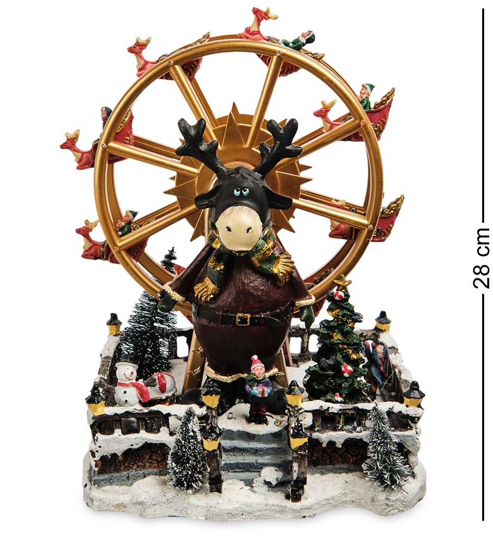 XM-762 Новогодняя миниатюра с подсветкой