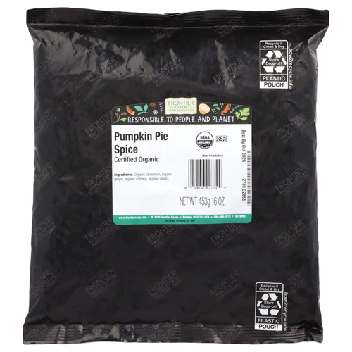 Frontier Co-op, Органические пряности для тыквенного пирога, 453 г (16 унций)
