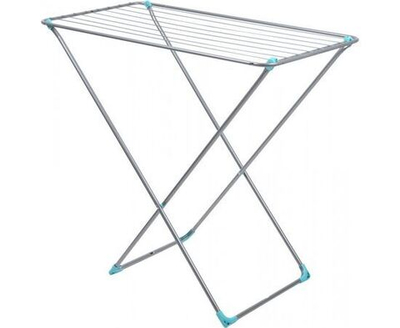 Сушилка напольная для белья Nika СБ3/С 105 см x 55 см, серебристая